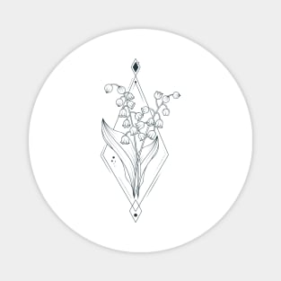 Lilly of the Valley (May) Magnet